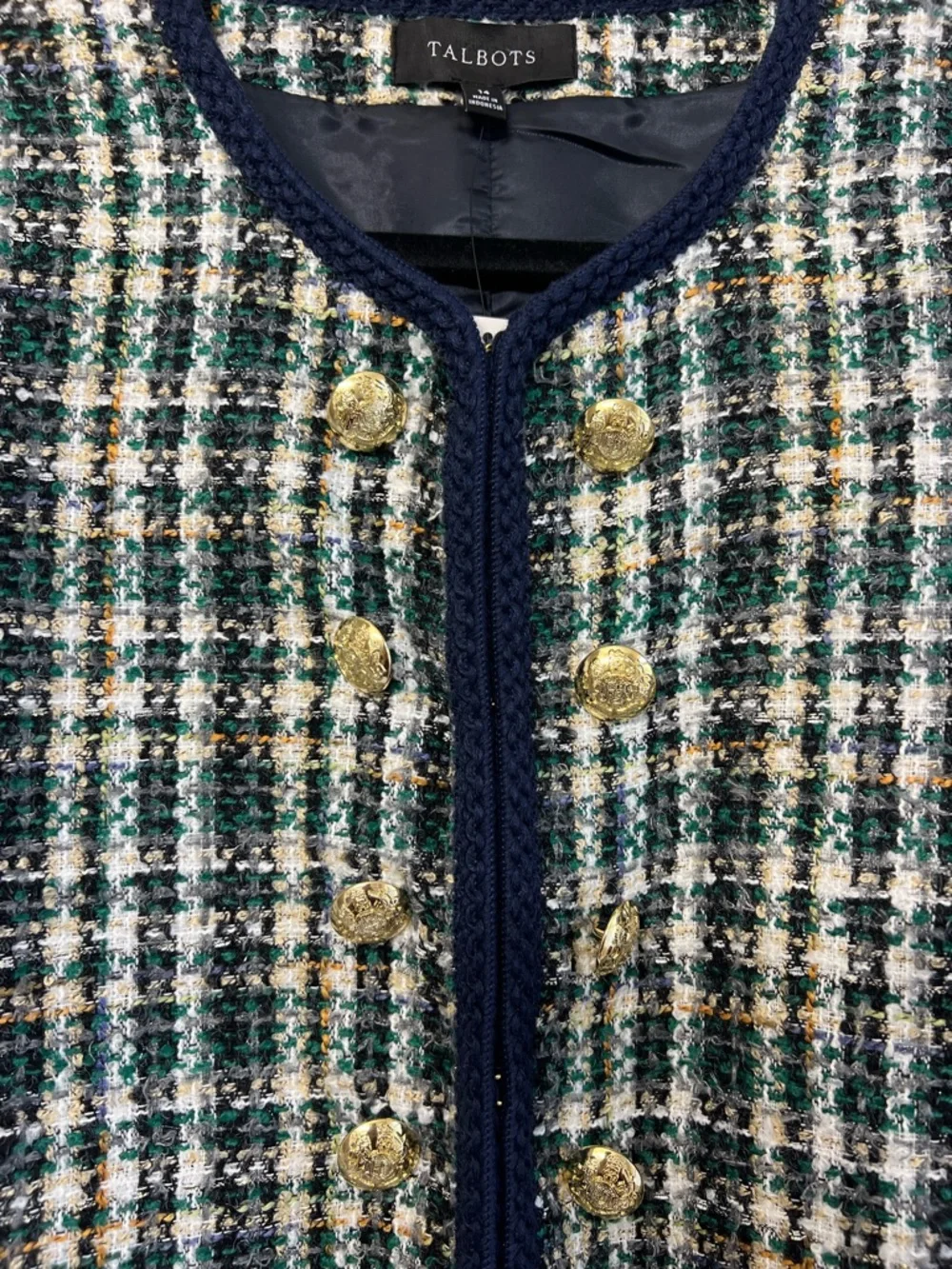 Talbots nwt contrast